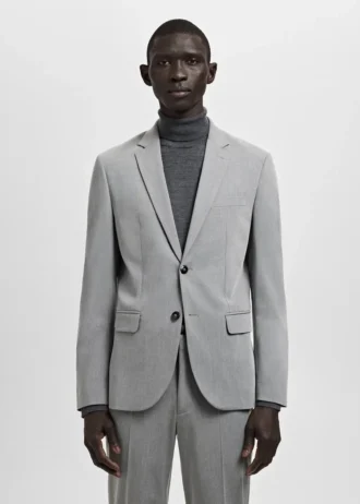 Super slim fit marynarka z elastycznego materiału Super slim fit marynarka z elastycznego materiału