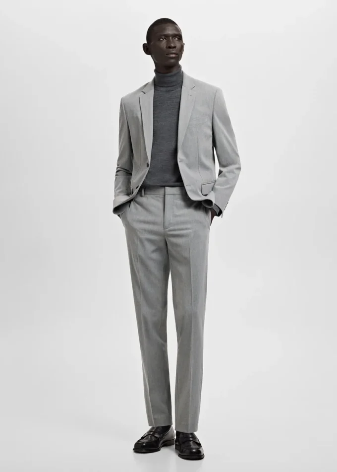 Super slim fit marynarka z elastycznego materiału Super slim fit marynarka z elastycznego materiału