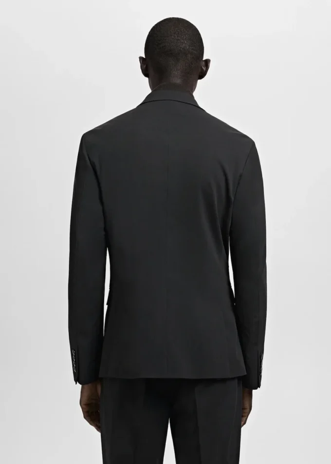 Super slim fit marynarka z elastycznego materiału Super slim fit marynarka z elastycznego materiału