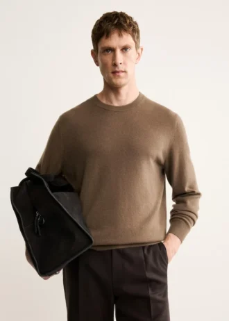 Sweter o regularnym kroju, 100% kaszmir