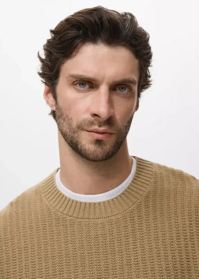 Sweter o strukturze 100% bawełna