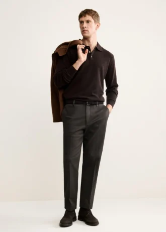 Sweter polo 100% kaszmir