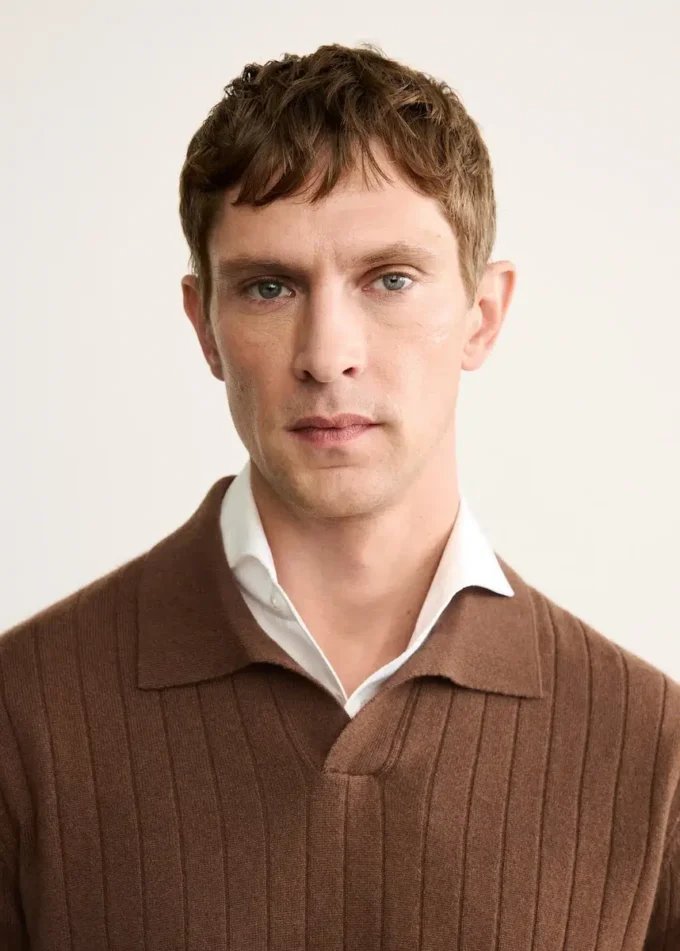 Sweter polo 100% kaszmir Sweter polo 100% kaszmir