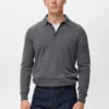 Sweter polo 100% wełna merynosowa Sweter polo 100% wełna merynosowa