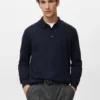 Sweter polo 100% wełna merynosowa Sweter polo 100% wełna merynosowa