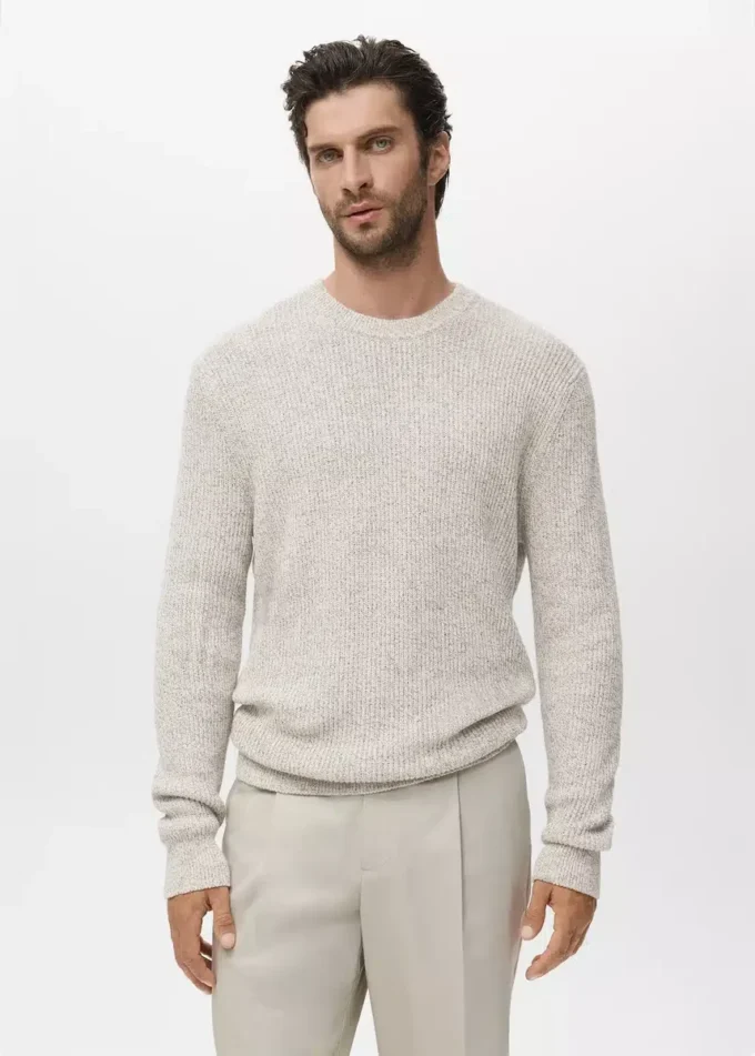 Sweter w cętki, 100% bawełna Sweter w cętki, 100% bawełna