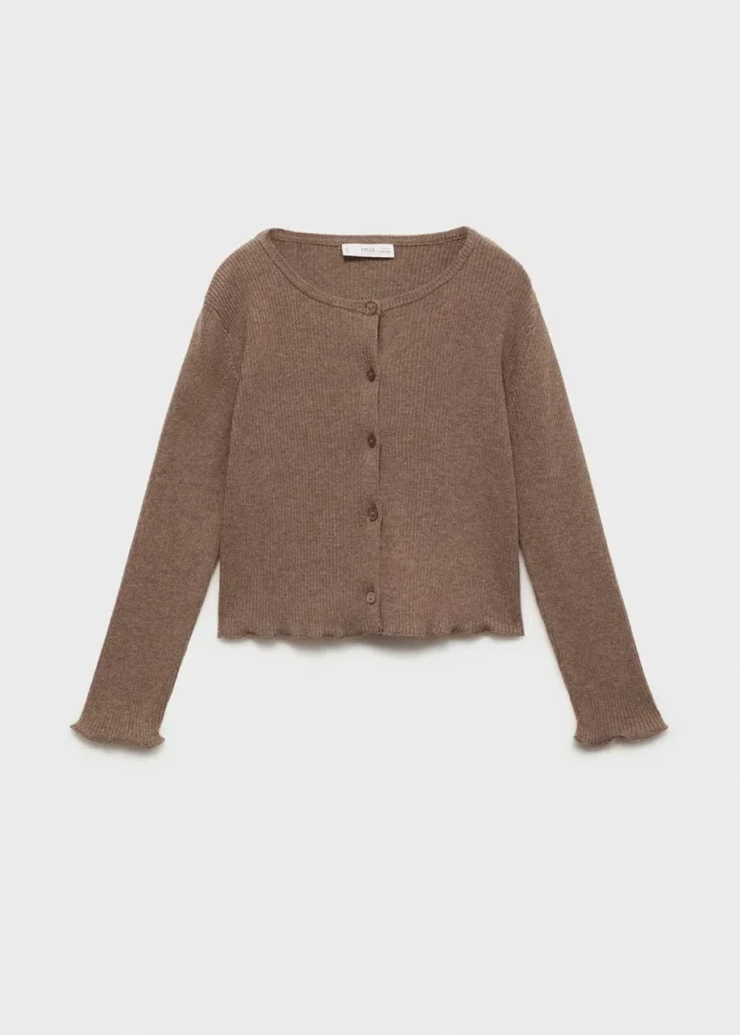 Sweter z dzianiny prążkowanej Sweter z dzianiny prążkowanej