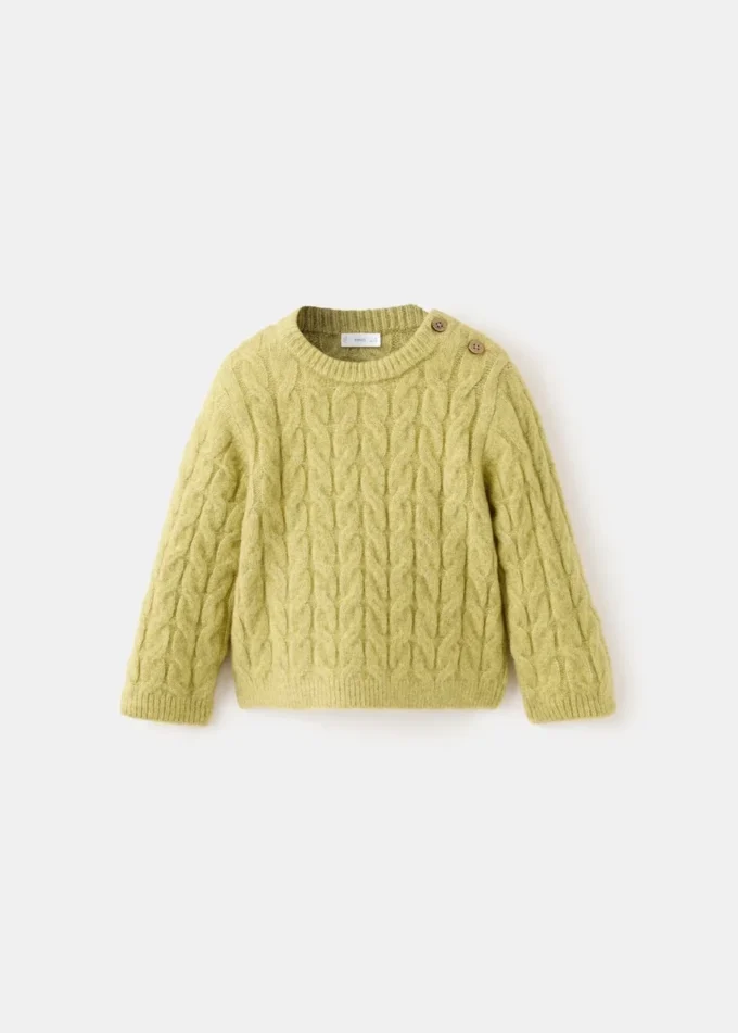 Sweter z dzianiny w jodełkę Sweter z dzianiny w jodełkę