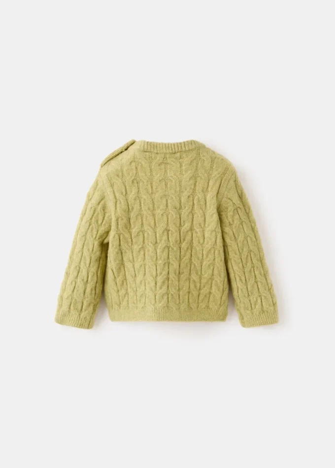 Sweter z dzianiny w jodełkę Sweter z dzianiny w jodełkę