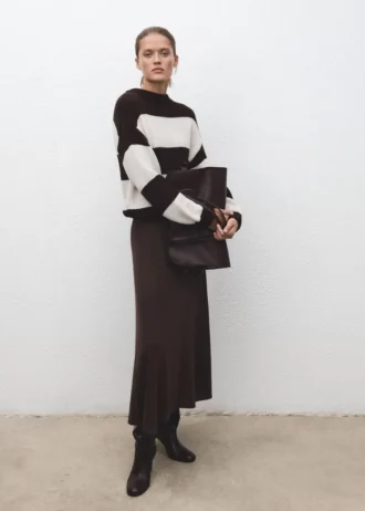 Sweter z dzianiny w paski Sweter z dzianiny w paski