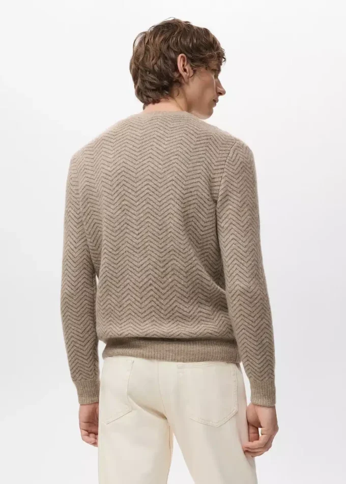 Sweter z dzianiny w paski Sweter z dzianiny w paski