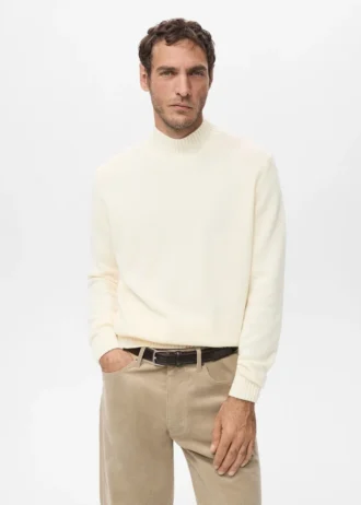 Sweter z dzianiny ze 100% włoskiej wełny