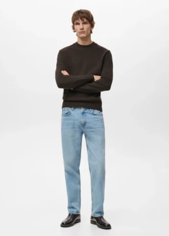 Sweter z dzianiny ze 100% włoskiej wełny