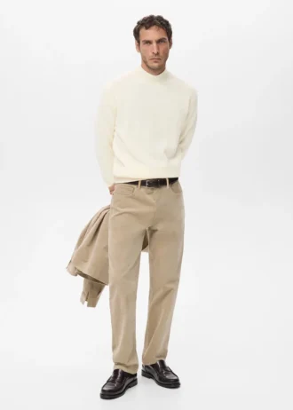 Sweter z dzianiny ze 100% włoskiej wełny