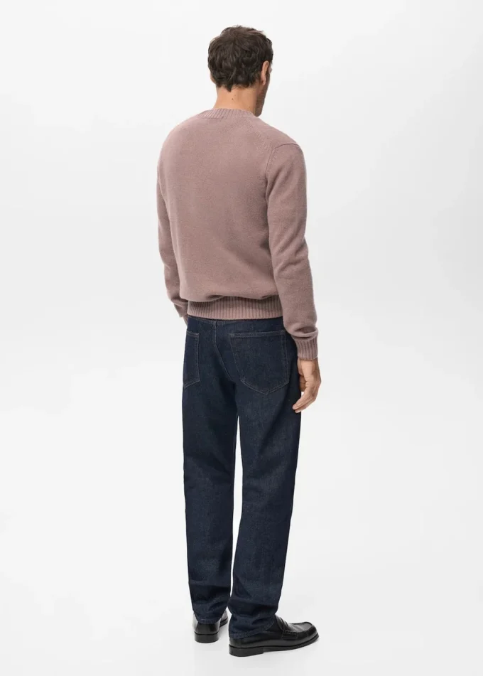 Sweter z dzianiny ze 100% włoskiej wełny Sweter z dzianiny ze 100% włoskiej wełny