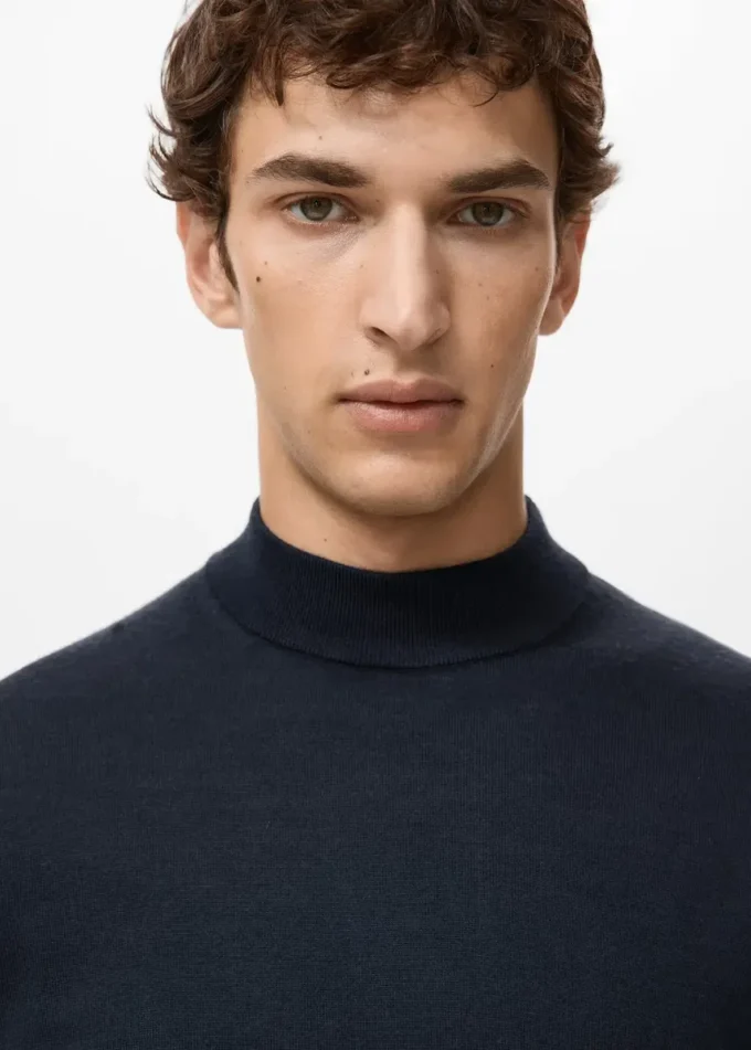 Sweter z golfem, 100% wełna Sweter z golfem, 100% wełna