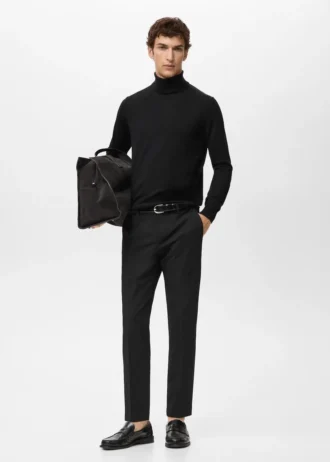 Sweter z golfem, 100% wełna merynosowa Sweter z golfem, 100% wełna merynosowa