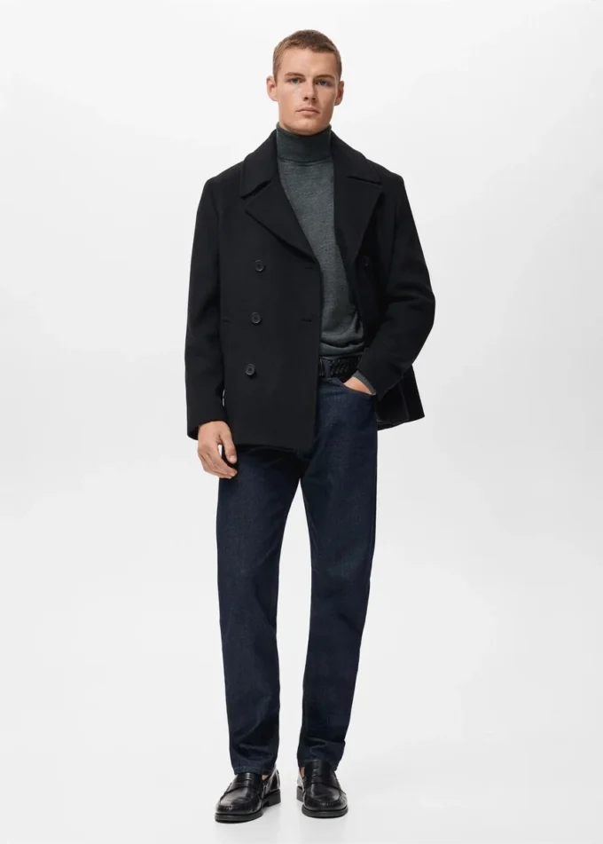 Sweter z golfem, 100% wełna merynosowa Sweter z golfem, 100% wełna merynosowa