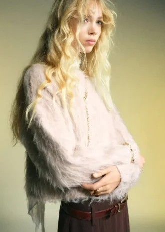 Sweter ze sztucznego futra Sweter ze sztucznego futra