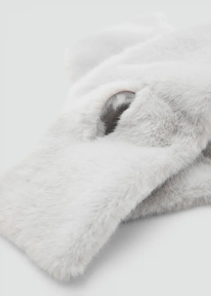 Szalik z efektem futra