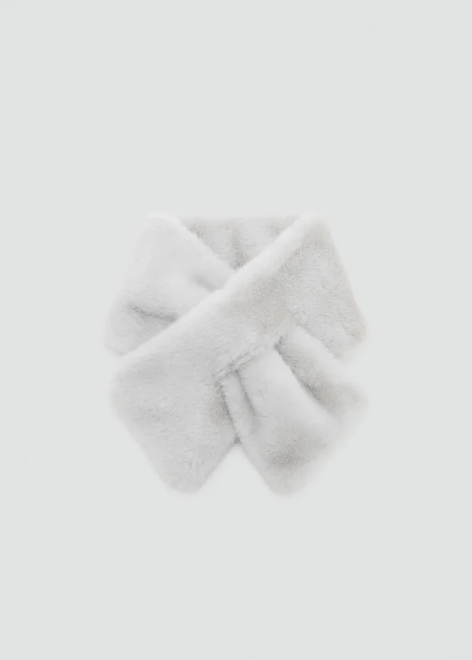 Szalik z efektem futra