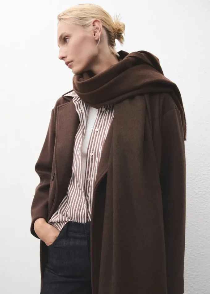 Szalik z frędzlami Szalik z frędzlami