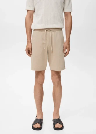 Szorty bermudy 100% bawełna z troczkiem Szorty bermudy 100% bawełna z troczkiem