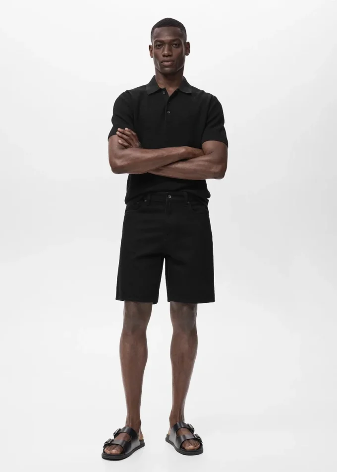 Szorty jeansowe o regularnym kroju Szorty jeansowe o regularnym kroju