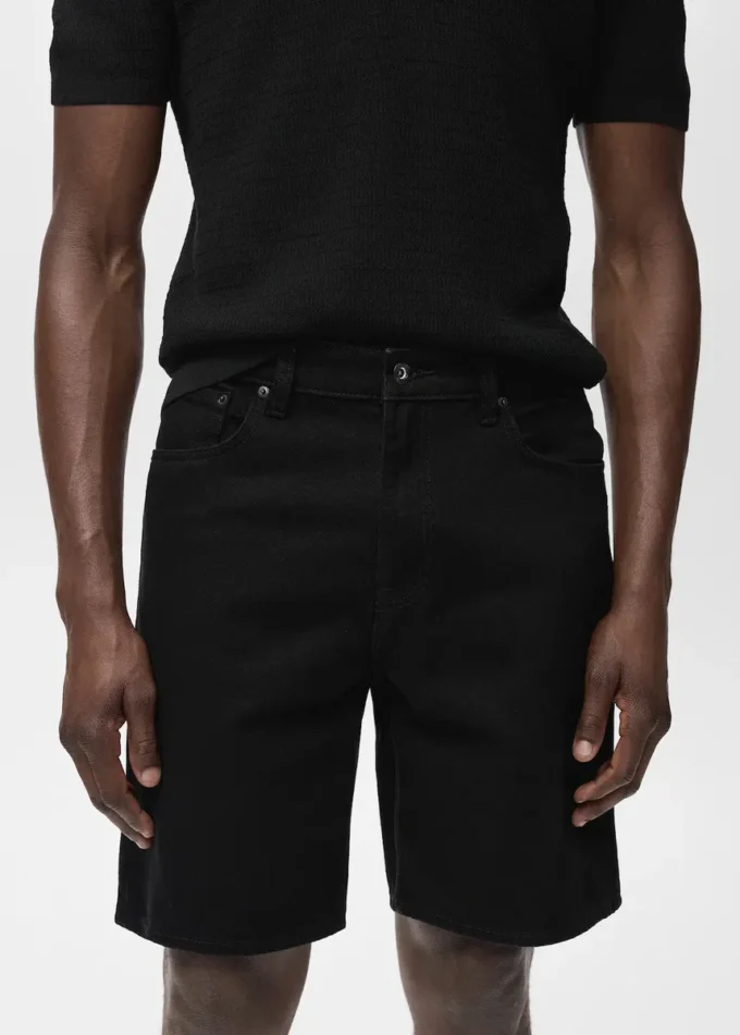 Szorty jeansowe o regularnym kroju Szorty jeansowe o regularnym kroju