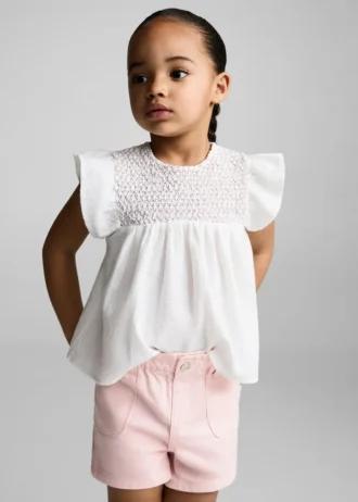 Szorty jeansowe typu paperbag