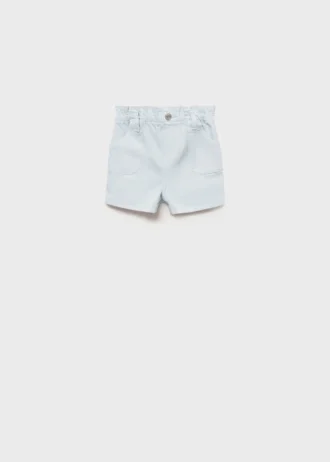 Szorty jeansowe typu paperbag