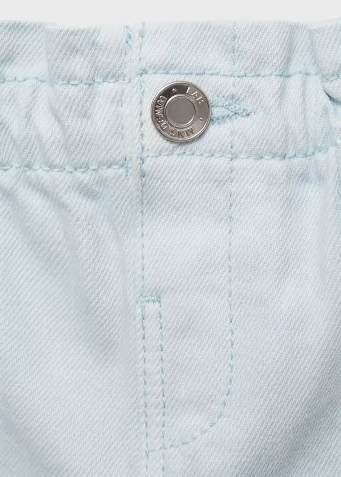 Szorty jeansowe typu paperbag Szorty jeansowe typu paperbag