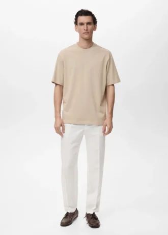 T-shirt o luźnym kroju, 100% bawełna