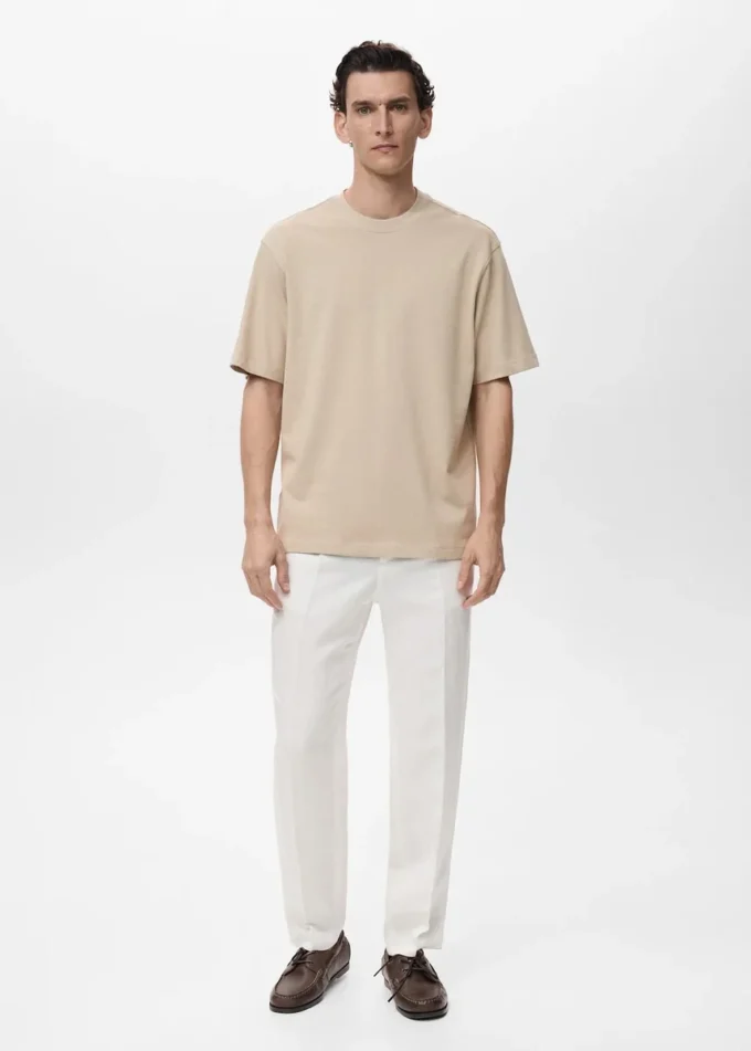 T-shirt o luźnym kroju, 100% bawełna T-shirt o luźnym kroju, 100% bawełna