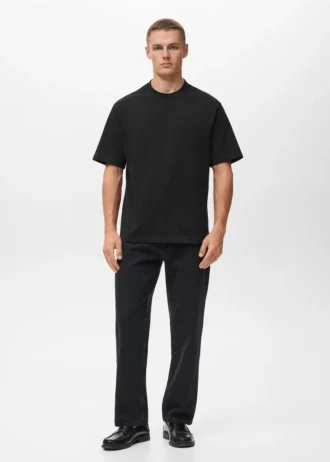 T-shirt o luźnym kroju, 100% bawełna