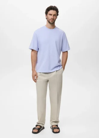 T-shirt o luźnym kroju, 100% bawełna