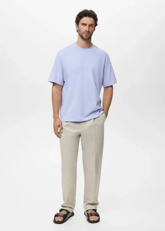 T-shirt o luźnym kroju, 100% bawełna T-shirt o luźnym kroju, 100% bawełna