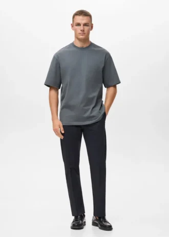 T-shirt o luźnym kroju, 100% bawełna