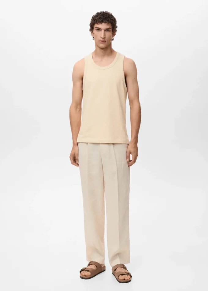 T-shirt w paski z ramiączkami T-shirt w paski z ramiączkami