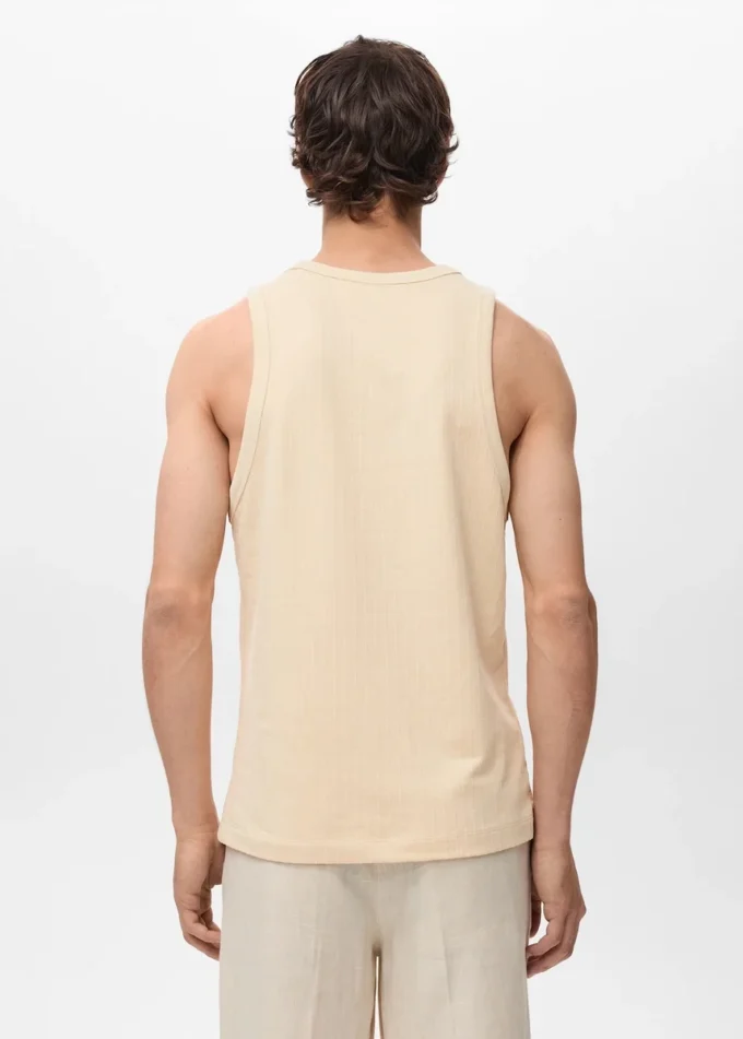 T-shirt w paski z ramiączkami T-shirt w paski z ramiączkami