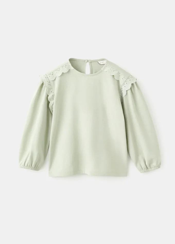 T-shirt z koronkowymi detalami T-shirt z koronkowymi detalami