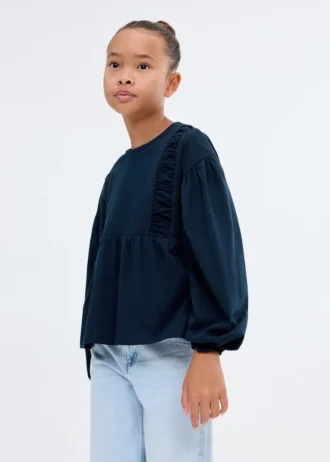 T-shirt z marszczonymi detalami T-shirt z marszczonymi detalami