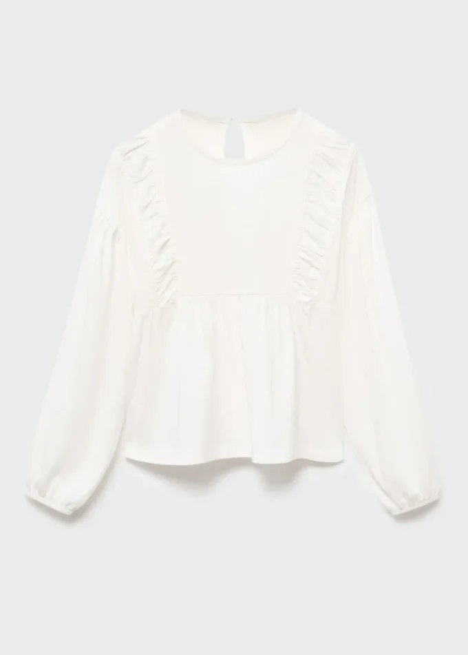 T-shirt z marszczonymi detalami T-shirt z marszczonymi detalami