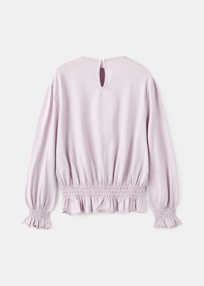 T-shirt z marszczonymi detalami T-shirt z marszczonymi detalami