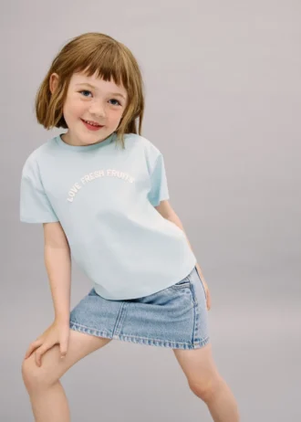 T-shirt z nadrukiem i krótkimi rękawami