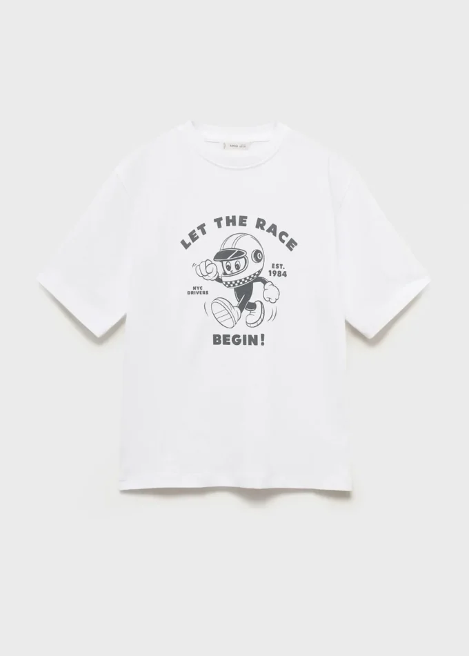 T-shirt z nadrukiem i krótkimi rękawami T-shirt z nadrukiem i krótkimi rękawami