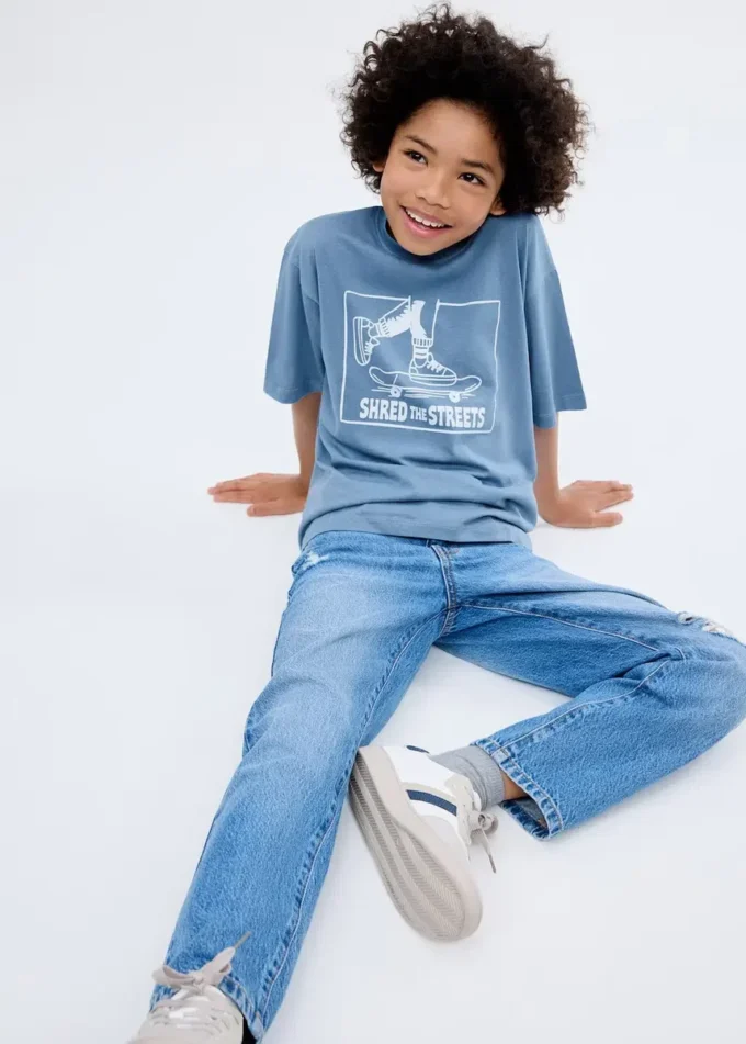 T-shirt z nadrukiem i krótkimi rękawami T-shirt z nadrukiem i krótkimi rękawami