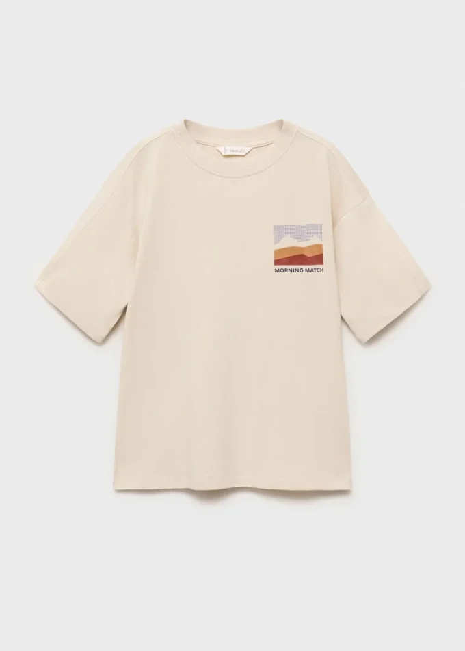 T-shirt z nadrukiem i krótkimi rękawami T-shirt z nadrukiem i krótkimi rękawami