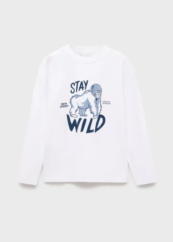 T-shirt z nadrukiem i krótkimi rękawami T-shirt z nadrukiem i krótkimi rękawami