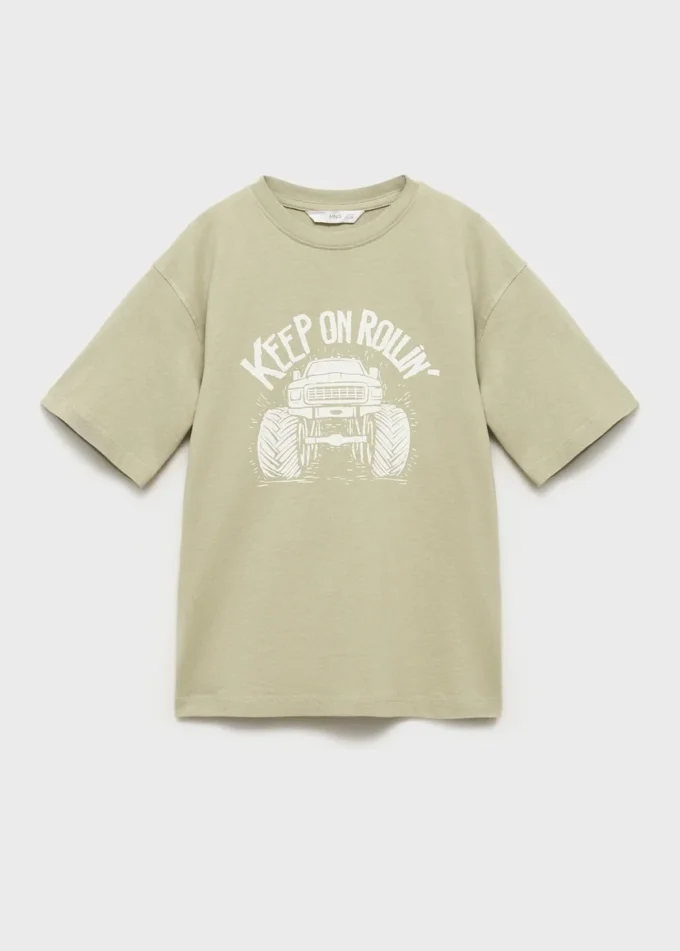 T-shirt z nadrukiem i krótkimi rękawami T-shirt z nadrukiem i krótkimi rękawami